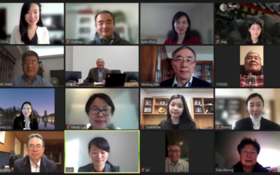 The 2022 Annual Board Meeting of Peking University Education Foundation (USA) Held Via Video Conference
